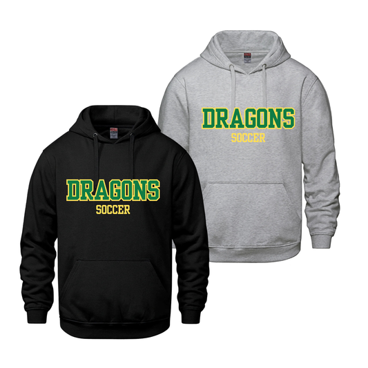 GLOUCESTER DRAGONS VAULT HOODIE WITH FULL FRONT APPLIQUE