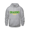 GLOUCESTER DRAGONS VAULT HOODIE WITH FULL FRONT APPLIQUE