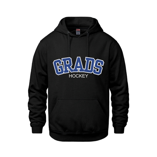CUMBERLAND JR GRADS VAULT HOODIE WITH FULL FRONT APPLIQUÉ