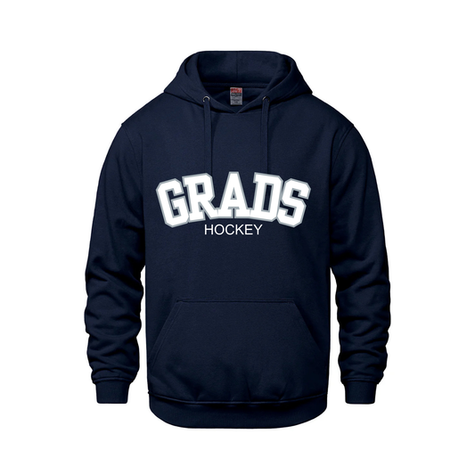 CUMBERLAND JR GRADS VAULT HOODIE WITH FULL FRONT APPLIQUÉ