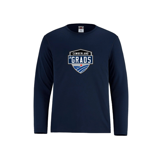CUMBERLAND JR GRADS SHORE DRYFIT PERFORMANCE LONG SLEEVE TEE