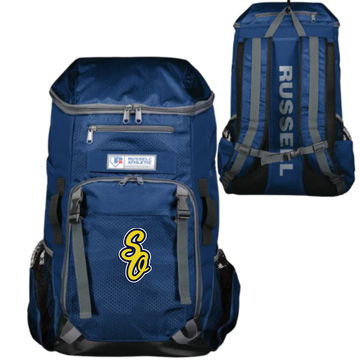 OTTAWA SOUTH BLUES BASEBALL RUSSELL DIAMOND GEAR BASEBALL BACKPACK- NAVY WITH EMBROIDERED SO LOGO