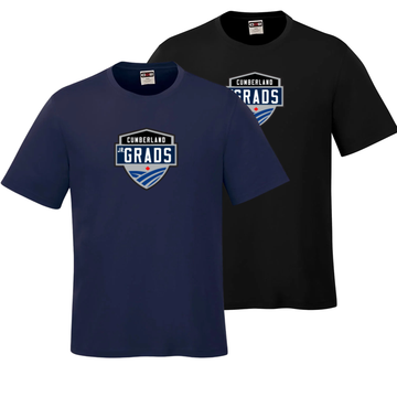 CUMBERLAND JR GRADS COAST DRYFIT PERFORMANCE SHORT SLEEVE TEE