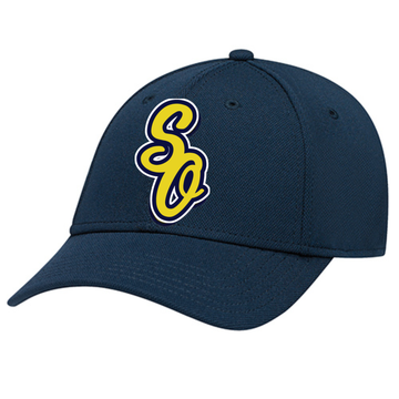 OTTAWA SOUTH BLUES BALL CAP WITH SO EMBROIDERED LOGO IN GOLD/NAVY ON FRONT