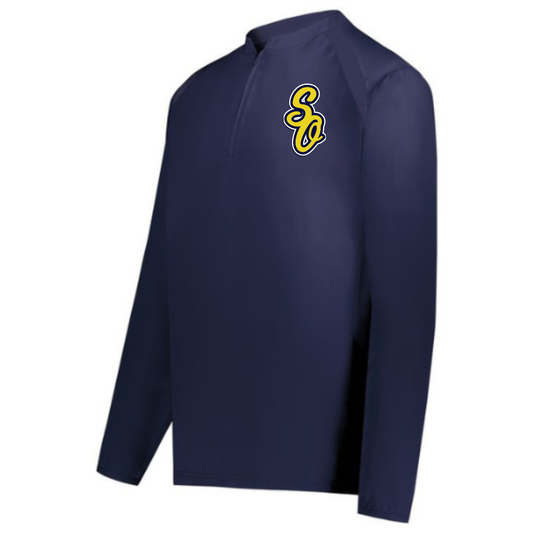 OTTAWA SOUTH BLUES HOLLAWAY CLUBHOUSE LONG SLEEVE PULLOVER WITH EMBROIDERED SO LOGO