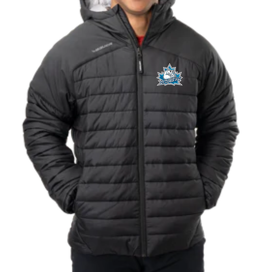 Ottawa Ice Hooded Puffer Jacket | Bauer - Embroidered Left Chest