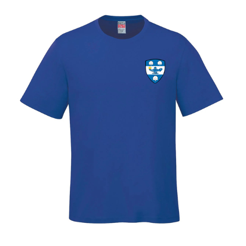 LISGAR COLLEGIATE INSTITUTE PARKOUR SHORT SLEEVE TSHIRT WITH HEAT PRESSED LEFT CHEST LOGO