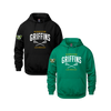 Griffins Hoodie | CX2 Vault - Full Front Lacrosse Sticks Heat Press & Logo on Sleeve