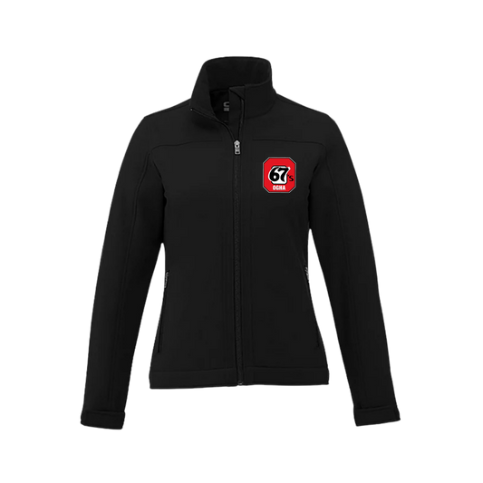 Ottawa 67's Women's Lightweight Softshell Jacket | CX2 Balmy - Embroidered Left Chest