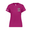Pink the Rink Dryfit T-Shirt | Momentec 416000\216000 - Left Chest Heat Press