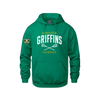 Griffins Hoodie | CX2 Vault - Full Front Lacrosse Sticks Heat Press & Logo on Sleeve