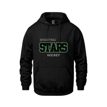 SHOOTING STARS CHAMPION HOODIE MIDNIGHT EDITION WITH  EMBROIDERED TWILL APPLIQUE