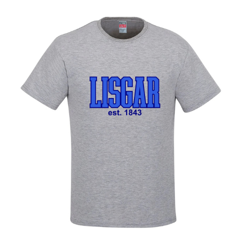LISGAR COLLEGIATE INSTITUTE PARKOUR SHORT SLEEVE TSHIRT WITH HEAT PRESSED FULL FRONT LOGO