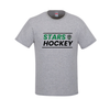 SHOOTING STARS COTTON TSHIRT WITH FULL FRONT HEAT PRESS "STARS HOCKEY" PARKOUR