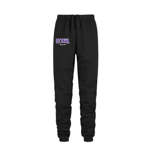CORA DASH COTTON SWEATPANTS WITH HEAT PRESSED OTTAWA RINGETTE LOGO