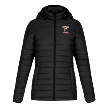 OTTAWA STING PUFFY JACKET WITH LEFT CHEST EMBROIDERED LOGO CX2 CANYON WOMEN