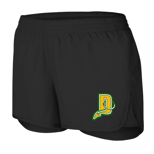 GCRA DEVILS LADIES WAYFARER SHORTS WITH PRESS ON LOGO