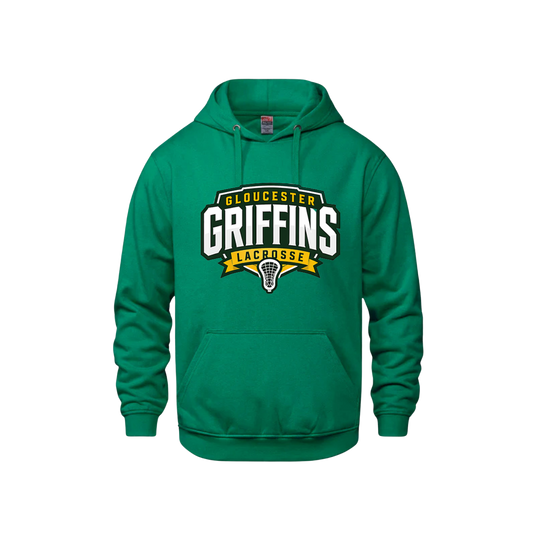 Griffins Hoodie | CX2 Vault - Full Front Lacrosse Net Heat Press