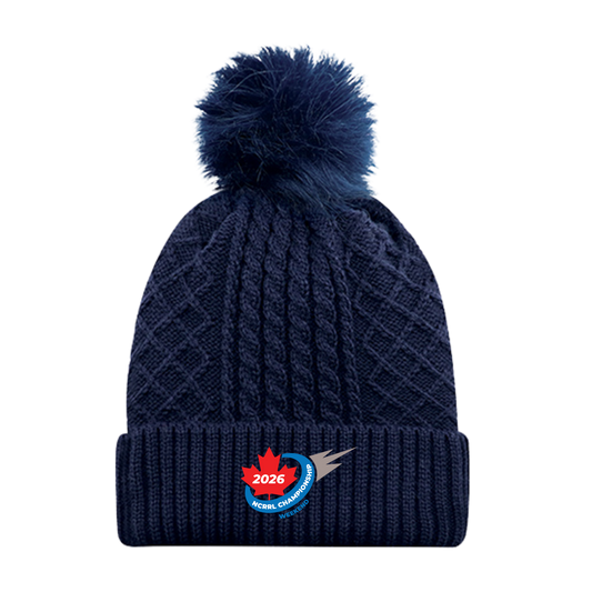 NCRRL Toque | AJM Satin Interior Pompom