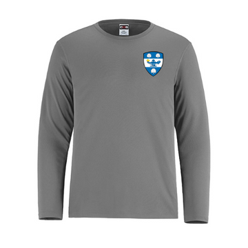 LISGAR COLLEGIATE INSTITUTE SHORE LONG SLEEVE WITH LEFT CHEST HEAT PRESSED LOGO