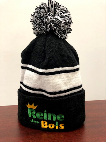 ÉCOLE ÉLÉMENTAIRE CATHOLIQUE REINE DES BOIS AK POM POM HAT WITH EMBROIDERED LOGO