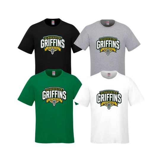 Griffins Cotton T-Shirt | CX2 Parkour - Full Front Lacrosse Net Heat Press