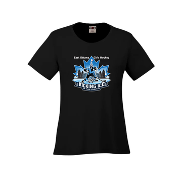 KICKING ICE COAST LADIES DRYFIT WITH FULL FRONT LOGO