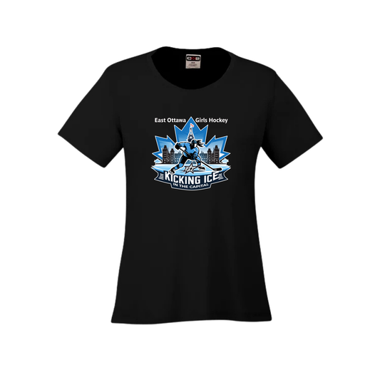 KICKING ICE COAST LADIES DRYFIT WITH FULL FRONT LOGO