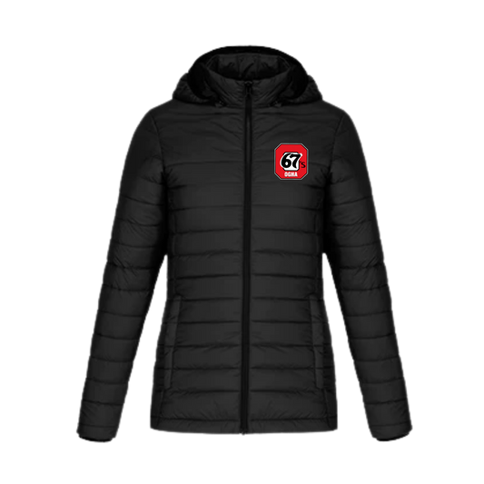 Ottawa 67's Women's Puffer Jacket | CX2 Canyon - Embroidered Left Chest