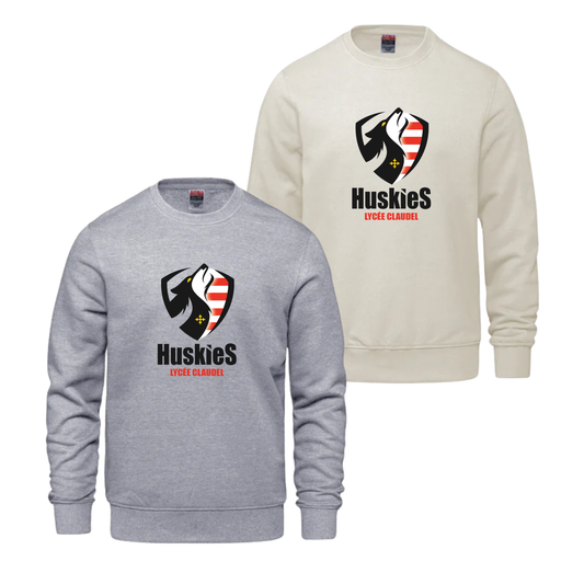 LYCÉE CLAUDEL CHANDAIL CX2 CREW SWEATSHIRT AVEC IMPRESSION HUSKIES