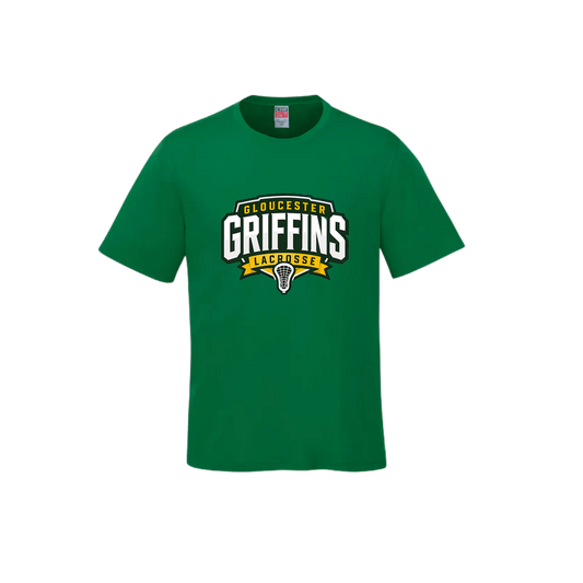 Griffins Cotton T-Shirt | CX2 Parkour - Full Front Lacrosse Net Heat Press