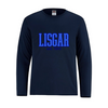 LISGAR COLLEGIATE INSTITUTE SHORE LONG SLEEVE TSHIRT WITH FULL FRONT HEAT PRESS LOGO