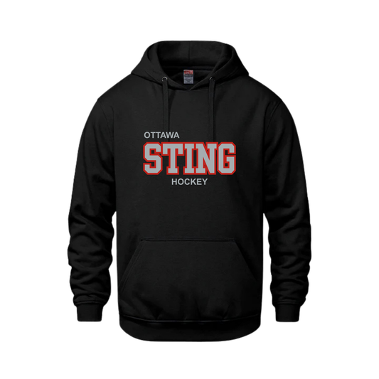 OTTAWA STING CHAMPION HOODIE WITH "MIDNIGHT SERIES" TWILL APPLIQUE