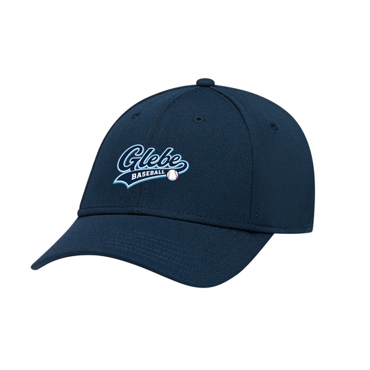 Glebe Baseball Velcro Back Adult Cap | AJM AC0010 - Embroidered
