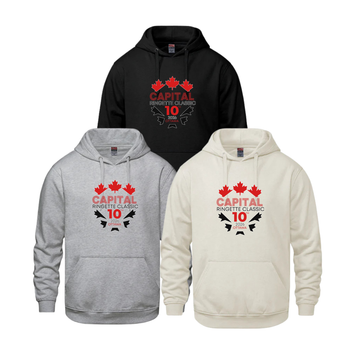 Capital Ringette Classic Hoodie | CX2 Vault - Full Front Heat Press Logo