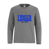 LISGAR COLLEGIATE INSTITUTE SHORE LONG SLEEVE TSHIRT WITH FULL FRONT HEAT PRESS LOGO