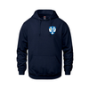 LISGAR COTTON HOODIE WITH LEFT CHEST EMBROIDERED LOGO VAULT