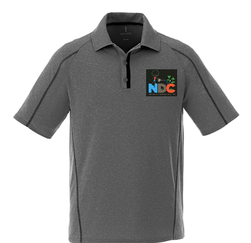 ÉCOLE ÉLÉMENTAIRE CATHOLIQUE NOTRE DAME DES CHAMPS MACTA MENS POLO WITH EMBROIDERED LEFT CHEST LOGO