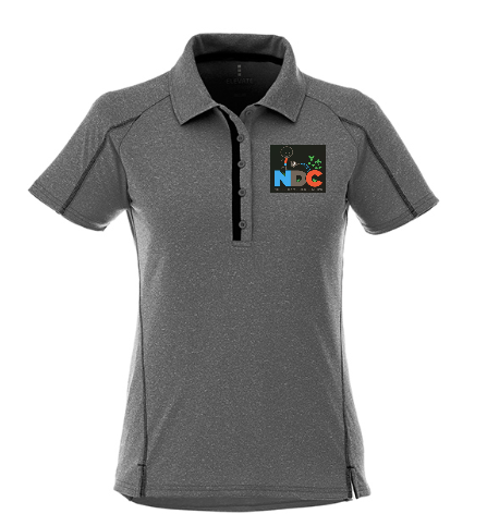 ÉCOLE ÉLÉMENTAIRE CATHOLIQUE NOTRE DAME DES CHAMPS MACTA LADIES POLO WITH EMBROIDERED LEFT CHEST LOGO