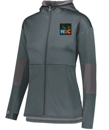 ÉCOLE ÉLÉMENTAIRE CATHOLIQUE NOTRE DAME DES CHAMPS LADIES POLY JACKET WITH EMBROIDERED LEFT CHEST LOGO