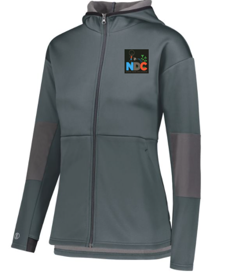 ÉCOLE ÉLÉMENTAIRE CATHOLIQUE NOTRE DAME DES CHAMPS LADIES POLY JACKET WITH EMBROIDERED LEFT CHEST LOGO