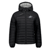 EO STARS BAUER HOODED PUFFER JACKET WITH EMBROIDERED LEST CHEST LOGO