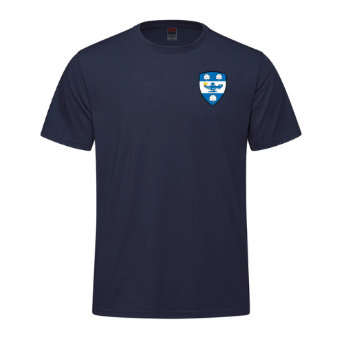 LISGAR COLLEGIATE INSTITUTE SPRINT SHORT SLEEVE TSHIRT WITH HEAT PRESS LEFT CHEST LOGO