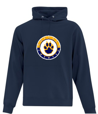 RUSSELL COYOTES VAULT HOODIE WITH FULL FRONT TWILL APPLIQUE