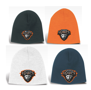MER BLEUE LOUPS POLAR TOQUE WITH EMBROIDERED LOGO