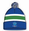 COLONEL BY AK POM POM HAT WITH EMBROIDERED LOGO