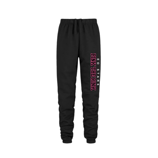 Pink the Rink Sweatpants | CX2 Dash - Vertical Heat Press Along the Leg