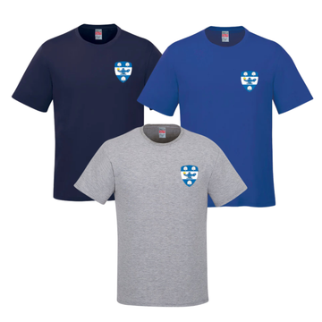 LISGAR COTTON TSHIRT WITH HEAT PRESS LEFT CHEST LOGO PARKOUR