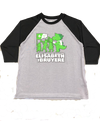 ÉCOLE ÉLÉMENTAIRE CATHOLIQUE ÉLISABETH-BRUYÈRE BASEBALL 2 TONE SHIRT WITH 3 COLOUR PRINTED LOGO