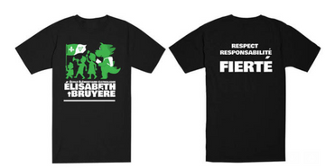 ÉCOLE ÉLÉMENTAIRE CATHOLIQUE ÉLISABETH-BRUYÈRE ATC COTTON TSHIRT INCLUDES 3 COLOUR PRINT ON FRONT AND 1 COLOUR PRINT ON BACK